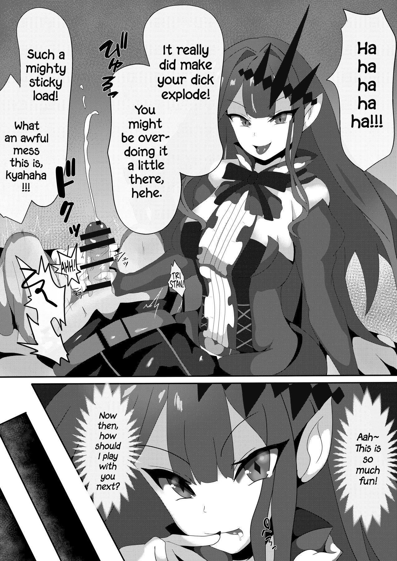 Hentai Manga Comic-Fairy Knight and Insatiable Master-Read-6